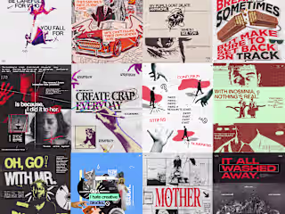 Everydays, posters I designed each day for 60 days!
