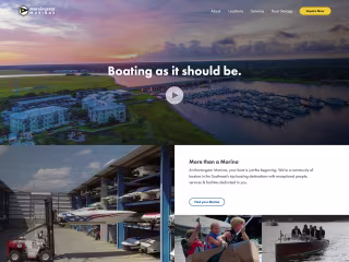 First-Class Marinas in the US | WordPress site customizations 