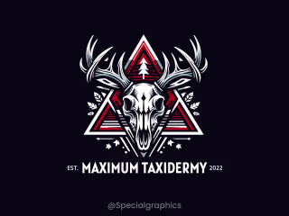 Maximum Taxidermy Logo Design