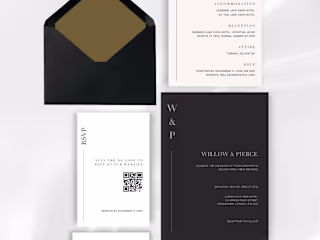 Full Suite Wedding Invitation for an Ecommerce Store