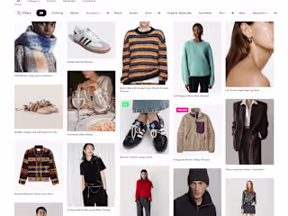Retail e-commerce web app create a listing