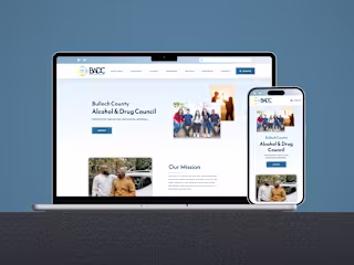 Website Design & Development: Bulloch Alcohol & Drug Council