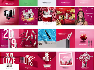 Cherry Blooms Social Media Designs