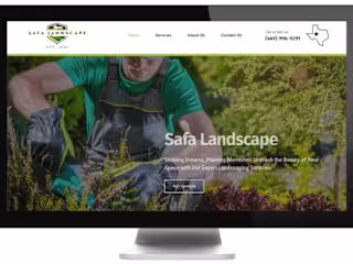 Safa Landscape WordPress Development