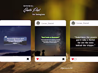 5 Instagram Quote Design – 3 Custom Posts