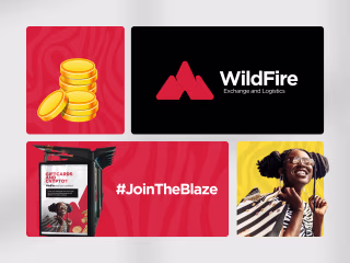 Logo Design and Branding For WildFire Exchange and Logistic