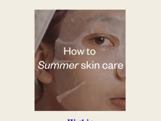 Marketing assets for Hi,skin.