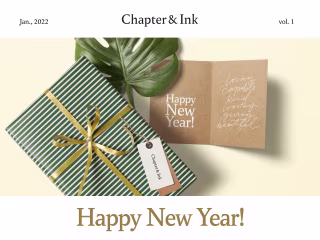 Chapter & Ink Newsletter Designs