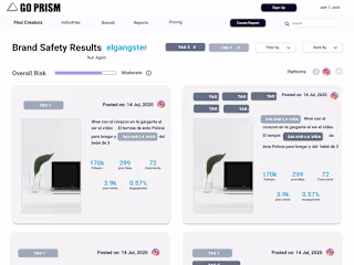 Feature Build & UI Enhancement - Brand Safety Report