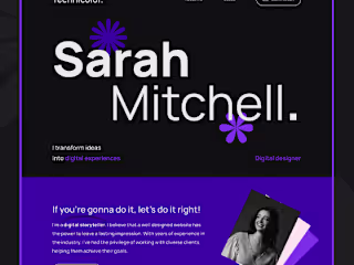 Technicolor - Portfolio Website Template