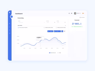UI design - Forecasting Dashboard