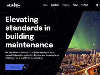 Website redesign for construction company