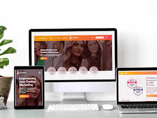 Influ Data website | Figma to WordPress & API