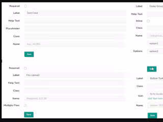 Custom Drag and Drop FormBuilder Plugin