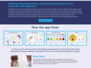 MedConcerns - Homepage Redesign
