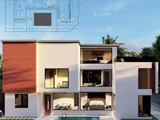 HR Architectz on Instagram: “SWIPE LEFT ⏩⏩⏩⏩ . Modern Residentia