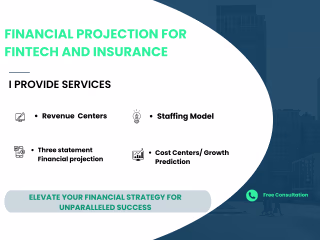 You will get Financial Projections for Fintech and Insurance