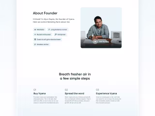 Website Design and Development for Vyana