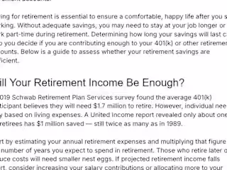 How Long Will My Retirement Savings Last?