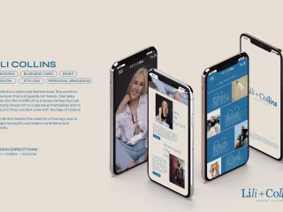 LILI COLLINS, the inclusive stylist - brand identity