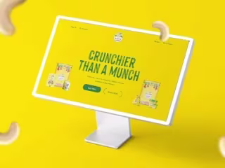 Webflow website for a FMCG brand