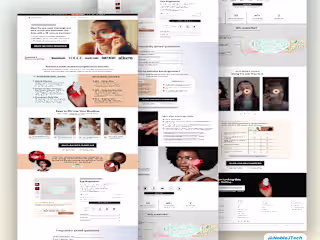 Eye brightener landing page