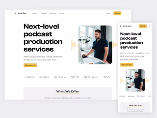 Landing Page / Home Page