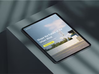 Web-design and Webflow Development for Innovative Wind Turbines