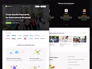Finance Website design