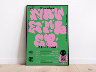 November Gig Guide for the Front