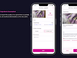 Marketplace for underutilised 
ingredients in restaurants