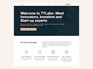 TTlabs {Landing Page Design)