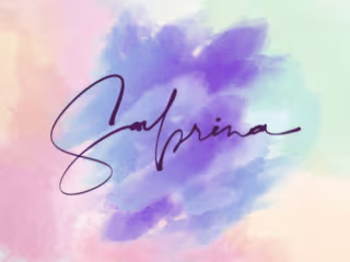Watercolour Minimalist Logo Design