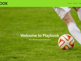 Football website using HTML, CSS , Javascript , React and GSAP
