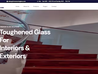 Responsive Business Website for Shree ananta glasses