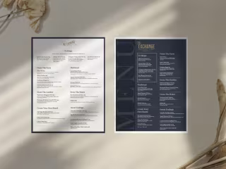 The exchange Menu 