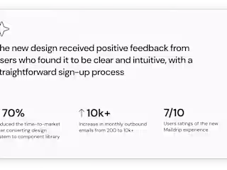 Redesigning MailDrip (Email Automation Software)