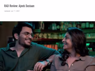 Film Review: Netflix's Ajeeb Dastaan🎬📝