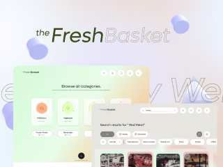🌿 FreshBasket: Redefining Online Grocery Shopping 🎨🛒