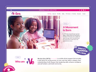 We the Girls Logo Revamp & Website