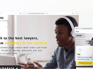 Lenoma Legal MVP • UXUI Design + Web development