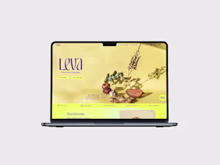 LEVA Website – Custom-Made, Vibrant, and Engaging