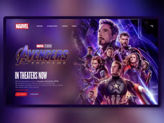 Avengers Endgame UI