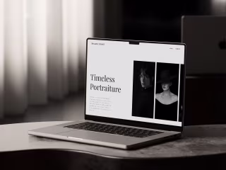 Exclusive Bold: Squarespace Portfolio Website