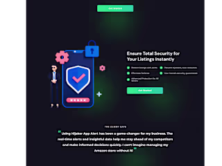 UI/UX Design - Hijacker Alert: Amazon Listing Protection App