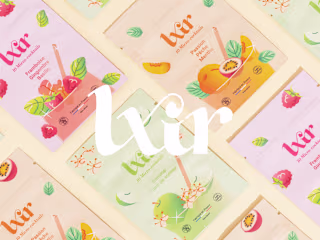 LXIR - A Vibrant Identity for an Innovative Drink