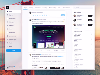 Twitter a.k.a X.com redesign concept