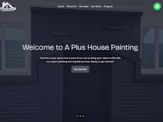 Website Development for A Plus House Painting LLC