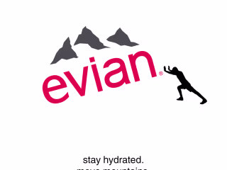 Evian - Social Media Ads
