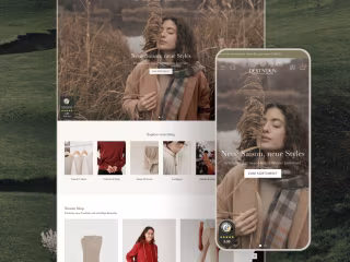 Shopify Online Shop I Sustainable Fashion Brand